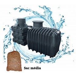Filtre compact COMPACT’O® 6ST + Fosse toutes eaux de 3 m3 - Sortie Haute
