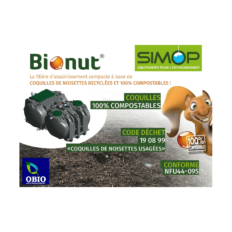 Bionut, un assainissement compact qui allie le recyclage et le compostage