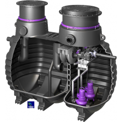 Séparateur à graisses enterré KESSEL EasyClean ground Multi